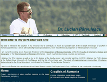 Tablet Screenshot of lucianparvulescu.crayfish.ro